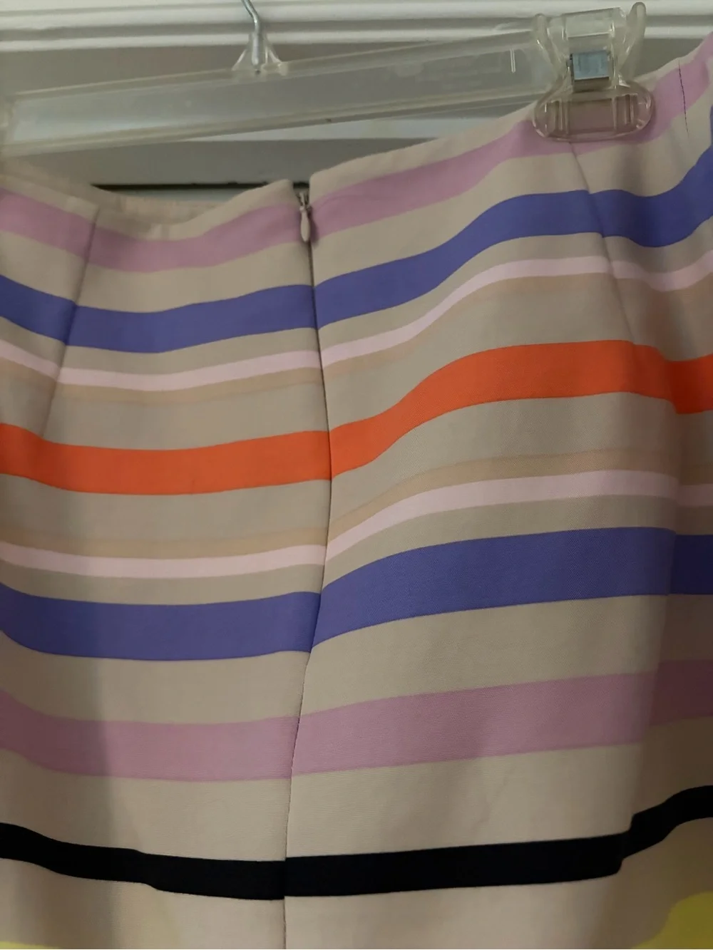 Striped Pastel A-Line Skirt - Multi - Picture 4 of 5
